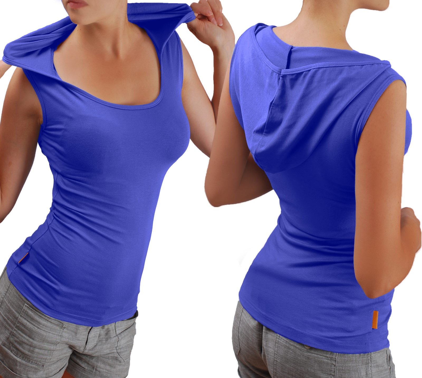 Блуза с качулка без ръкави - Image 27