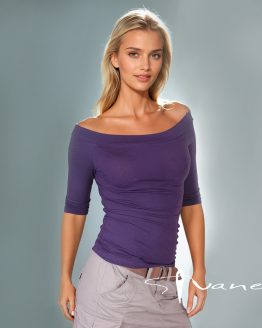 Блуза френско деколте, 3/4 ръкав