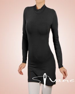 Туника с полуполо с дълъг ръкав