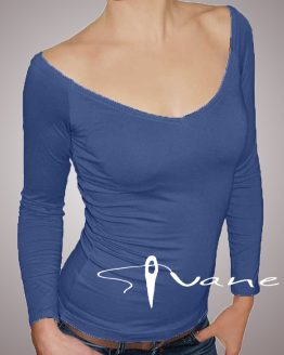 Блуза френско шпиц деколте