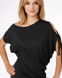 дамска асиметрична блуза