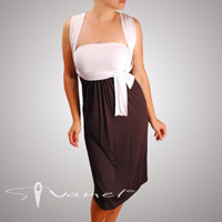 Трансформираща се пола в рокля с голи рамене