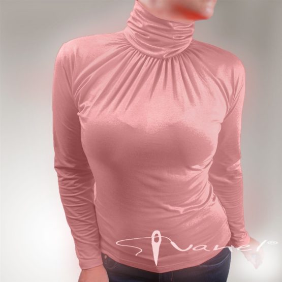 Блуза Мечта с Поло и нежни набори, дълъг ръкав - Image 5