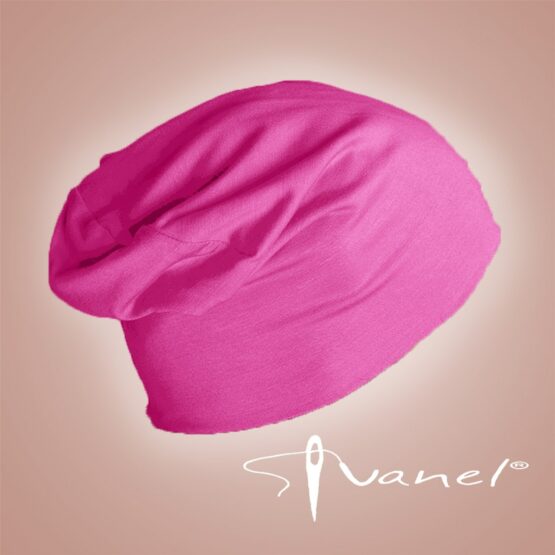 шапка от трико от онлайн магазин на ателие Иванел, ярко розов