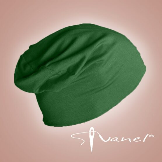 шапка от трико от онлайн магазин на ателие Иванел маслено зелен
