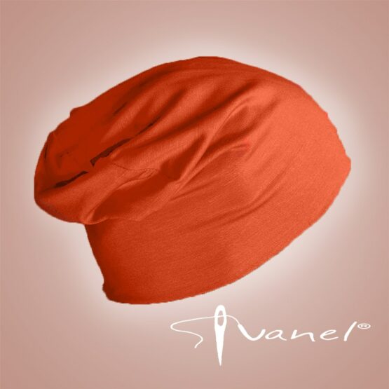 шапка от трико от онлайн магазин на ателие Иванел, оранжево
