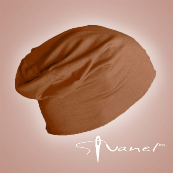 шапка от трико от онлайн магазин на ателие Иванел, светло кафяв
