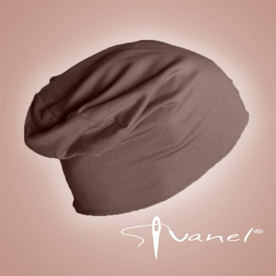 шапка от трико от онлайн магазин на ателие Иванел, тъмно кафяв